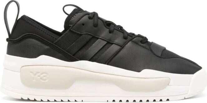 Y-3 Rivalry leren sneakers Zwart