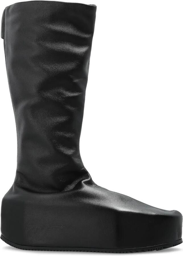 Y-3 50 mm Kyasu laarzen Zwart