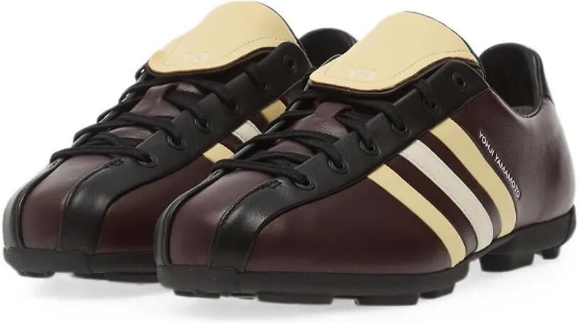Y-3 Field leren sneakers Bruin - Foto 3
