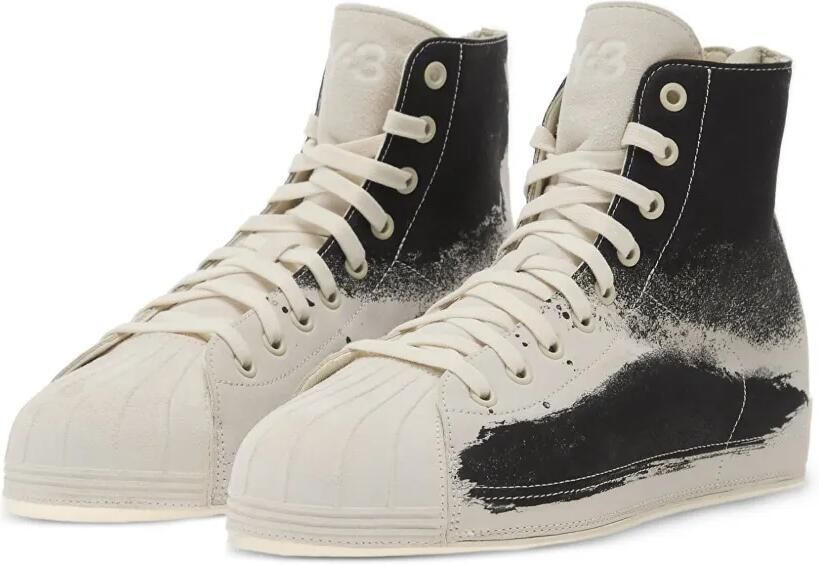 Y-3 Nizzastar Hi sneakers Beige - Foto 3