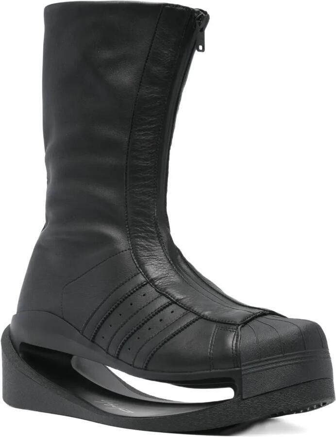Y-3 Laarzen met plateauzool en rits Zwart - Foto 2