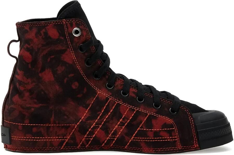 Y-3 Nizza Hi high-top sneakers met tie-dye print Zwart