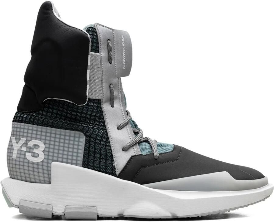 Y-3 Noci High "Blue White" sneakers Zwart