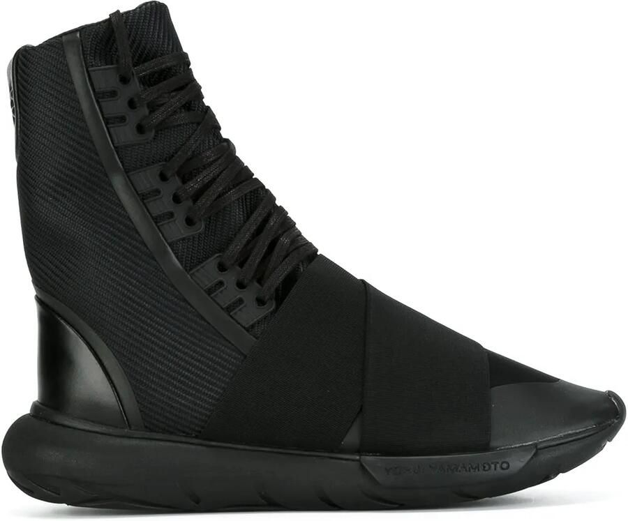Y-3 'Qasa Boot' hi-tops Zwart