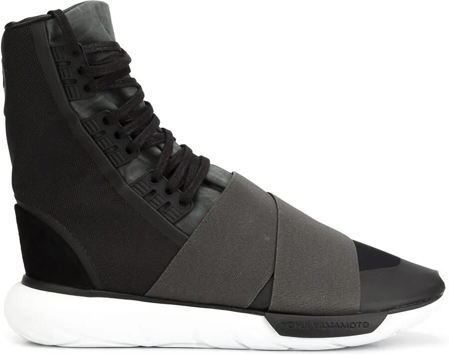 Y-3 'Qasa High' hi-top sneakers Zwart