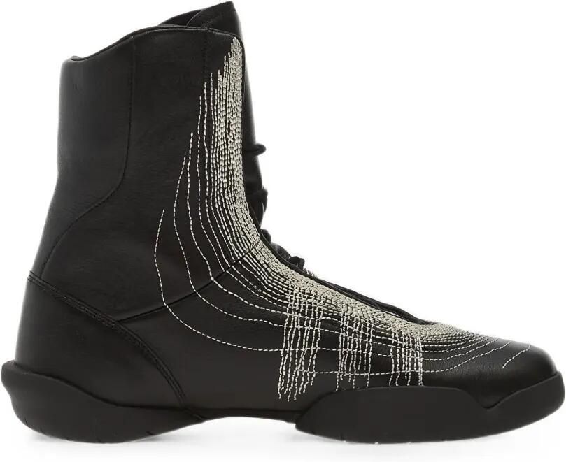 Y-3 Regu sneakers met borduurwerk Zwart