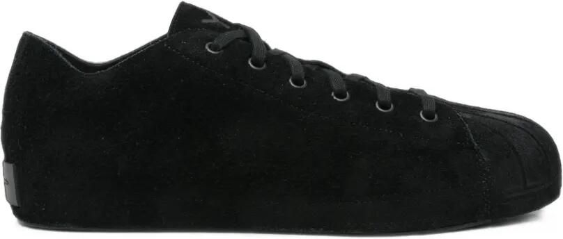 Y-3 Suède sneakers met schelpvormige neus Zwart