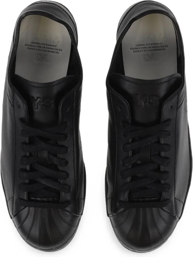 Y-3 Super-Star leren sneakers Zwart - Foto 2