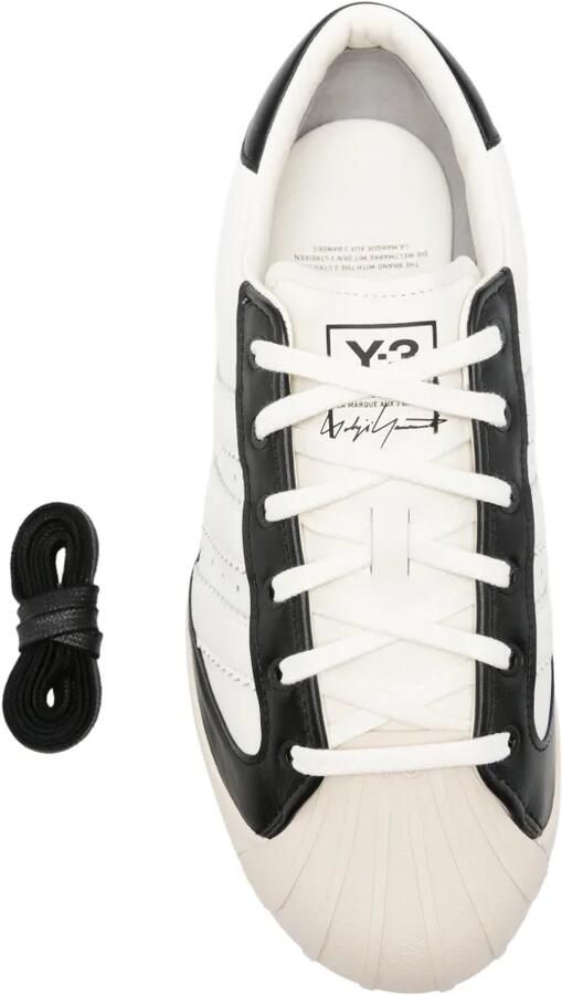 Y-3 Superstar 3G leren sneakers met schelpen Wit - Foto 2
