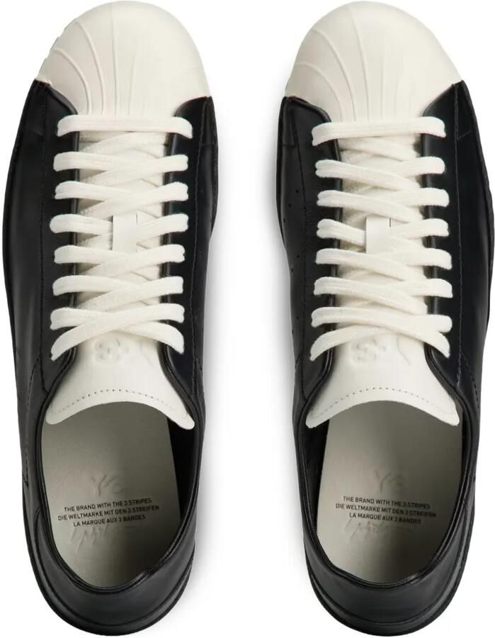 Y-3 Superstar leren sneakers met schelpen neus Zwart - Foto 2