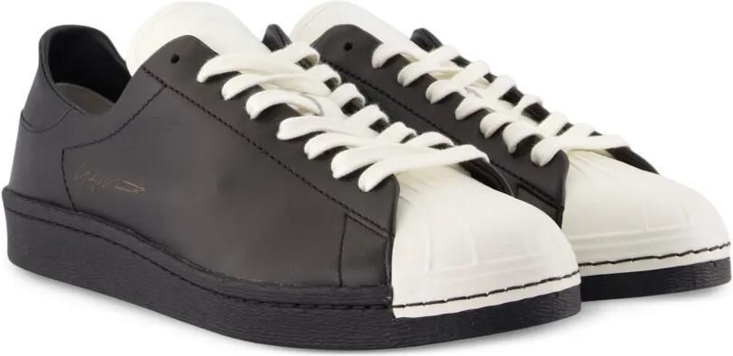 Y-3 Superstar leren sneakers Zwart
