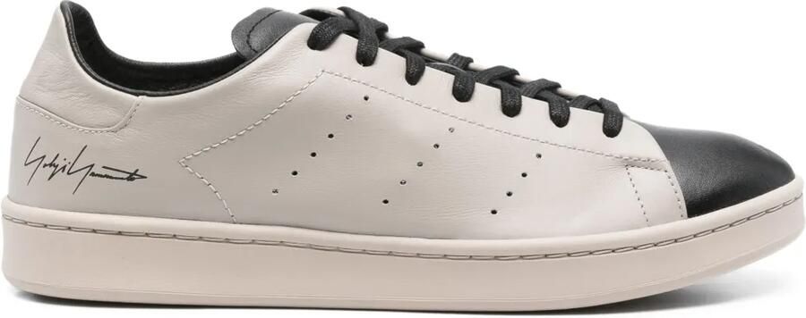 Y-3 Superstar sneakers met leren vlakken Grijs - Foto 4
