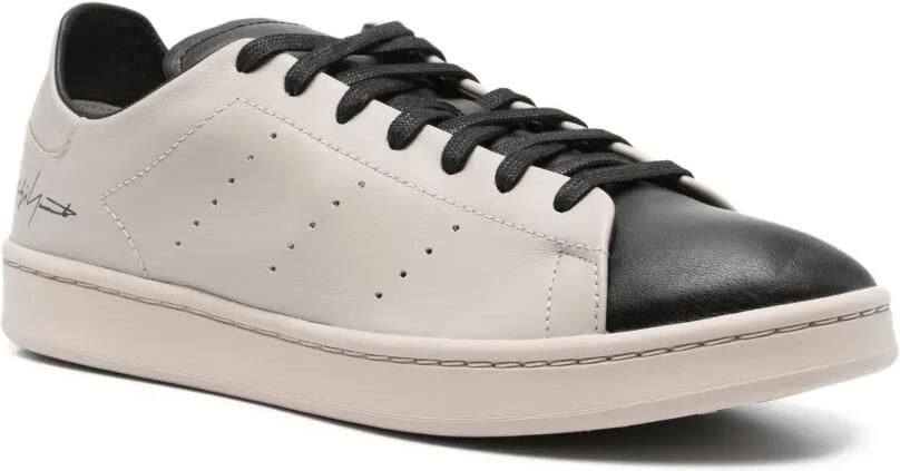Y-3 Superstar sneakers met leren vlakken Grijs - Foto 3