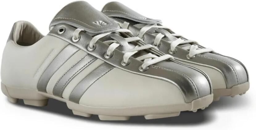Y-3 x Yohji Yamamoto Field sneakers met metallic afwerking Beige - Foto 2