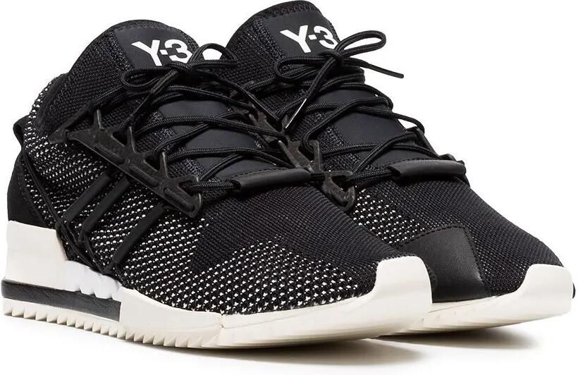 Y-3 zwarte Harigane sneakers van leer - Foto 2