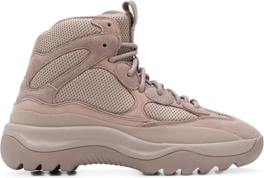 Adidas Yeezy sneakers met veters Beige
