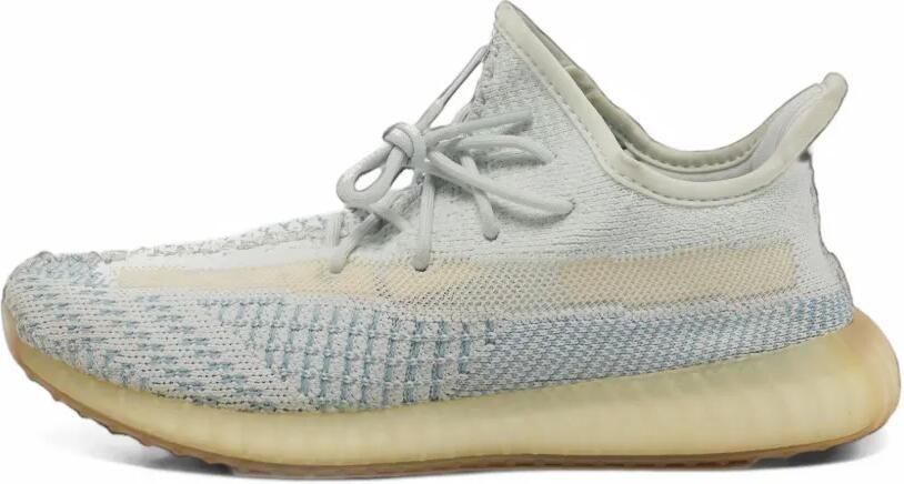Adidas Yeezy x Adidas Boost 350 V2 Cloud White Blue Knit Fabric Low Top Sneakers Wit - Foto 5