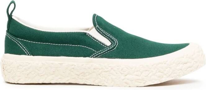 YMC Vulcanised low-top sneakers Groen