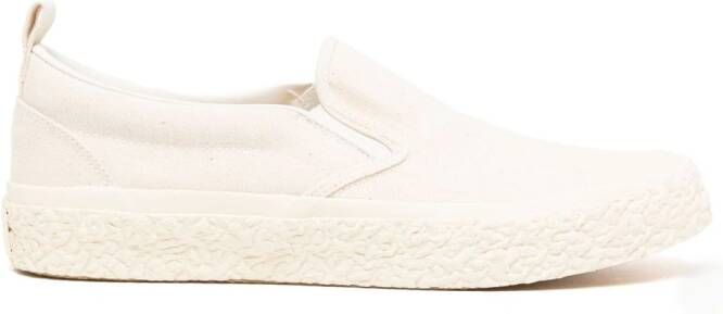 YMC Vulcanized low-top sneakers Beige