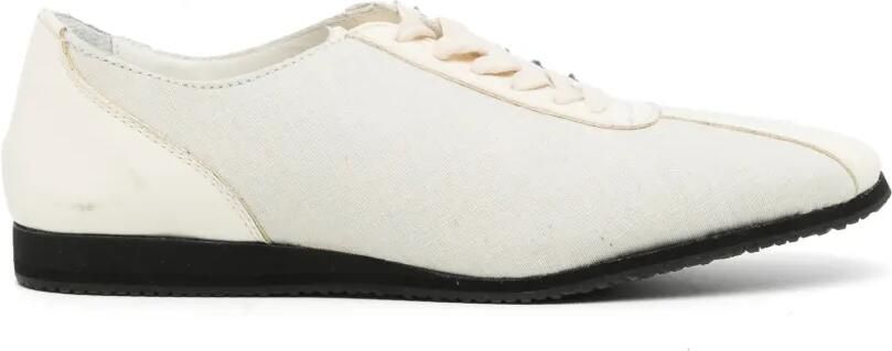 Yohji Yamamoto Asymmetrische derby schoenen Beige