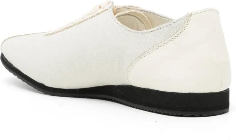 Yohji Yamamoto Asymmetrische derby schoenen Beige - Foto 2