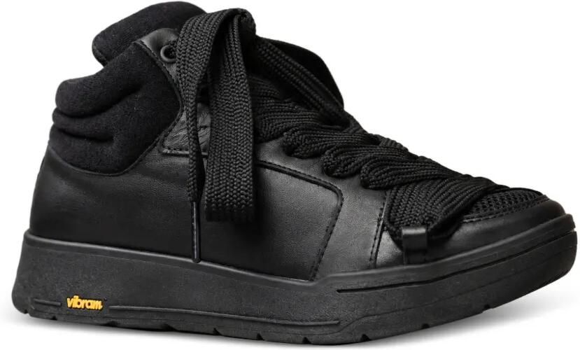 Yohji Yamamoto Leren sneakers Zwart - Foto 2