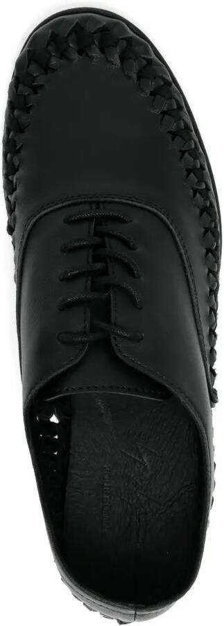 Yohji Yamamoto Oxford veterschoenen Zwart - Foto 4