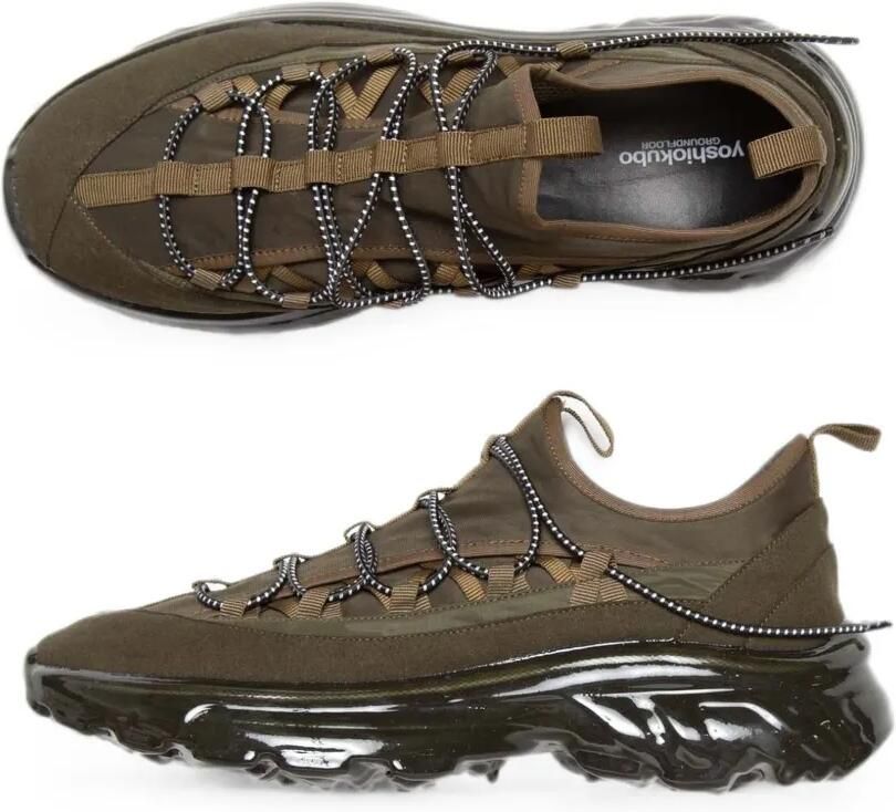 Yoshiokubo Jello MT chunky sneakers Groen