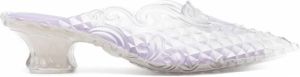 Y Project Melissa doorzichtige muiltjes Beige