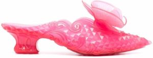 Y Project Melissa muiltjes met bloemenprint Roze