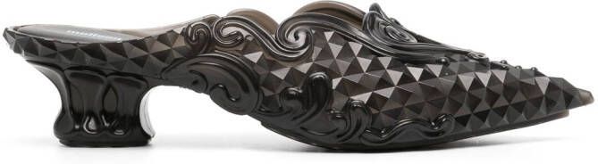 Y Project x Melissa 40mm Court muiltjes Zwart