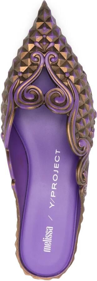 Y Project x Melissa 40mm Court muiltjes Paars - Foto 2