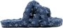YUME Tire gewatteerde denim slippers Blauw - Thumbnail 1