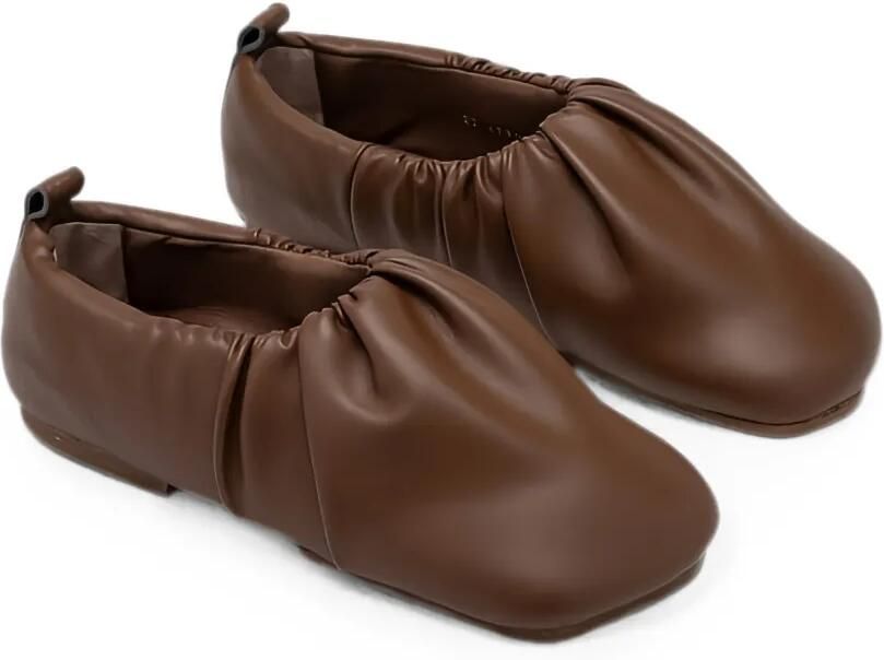 YUME Wrinkle ballerina's Bruin - Foto 2