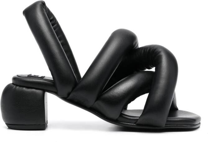 YUME x Henrik Vibskov sandalen met hak Zwart