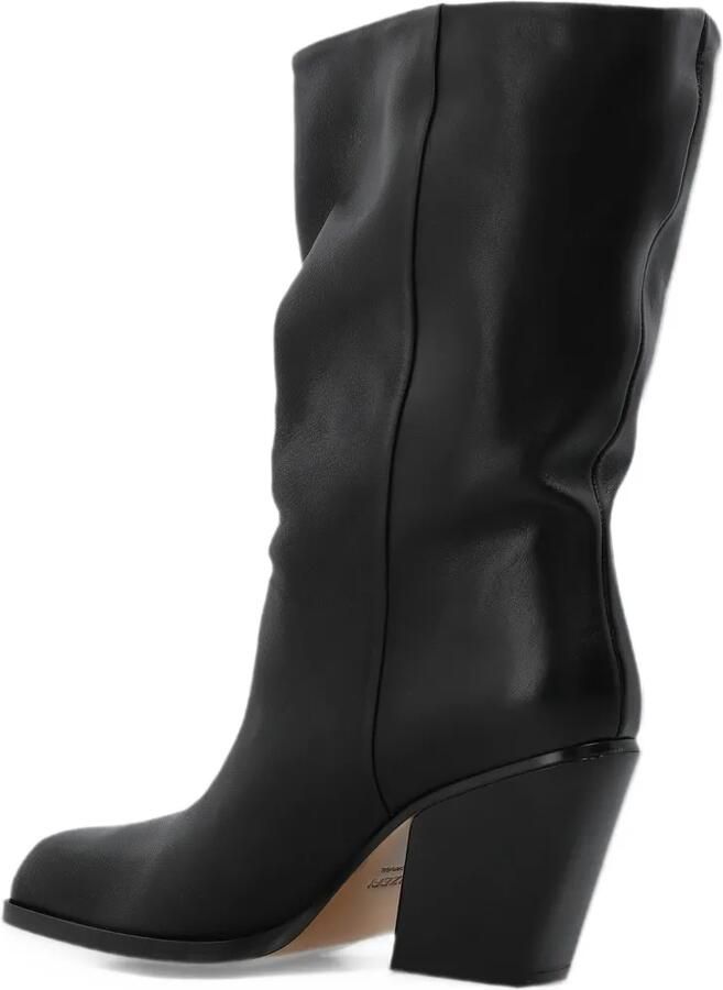 Yuzefi Delavar Slouch leather boots Zwart - Foto 4