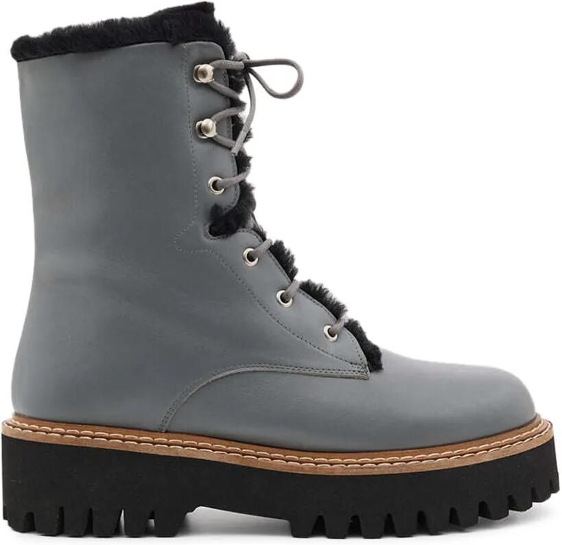 Yves Salomon Lammy laarzen Grijs