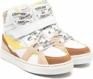 Zadig & Voltaire Kids High-top sneakers Wit