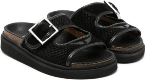 Zadig & Voltaire Kids Sandalen met gesp Zwart