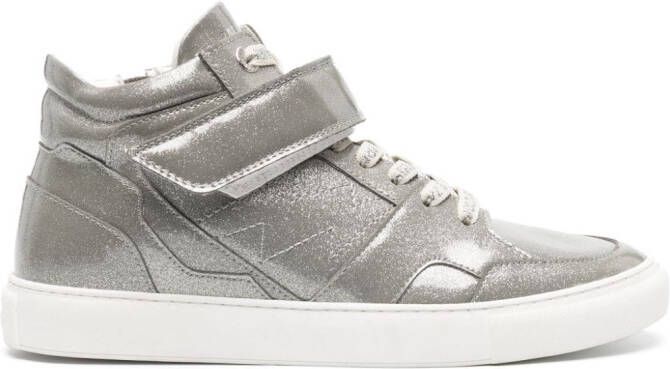 Zadig&Voltaire 1747 Mid Flash Infinity sneakers Zilver