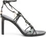 Zadig&Voltaire Alana leren sandalen Zwart - Thumbnail 1