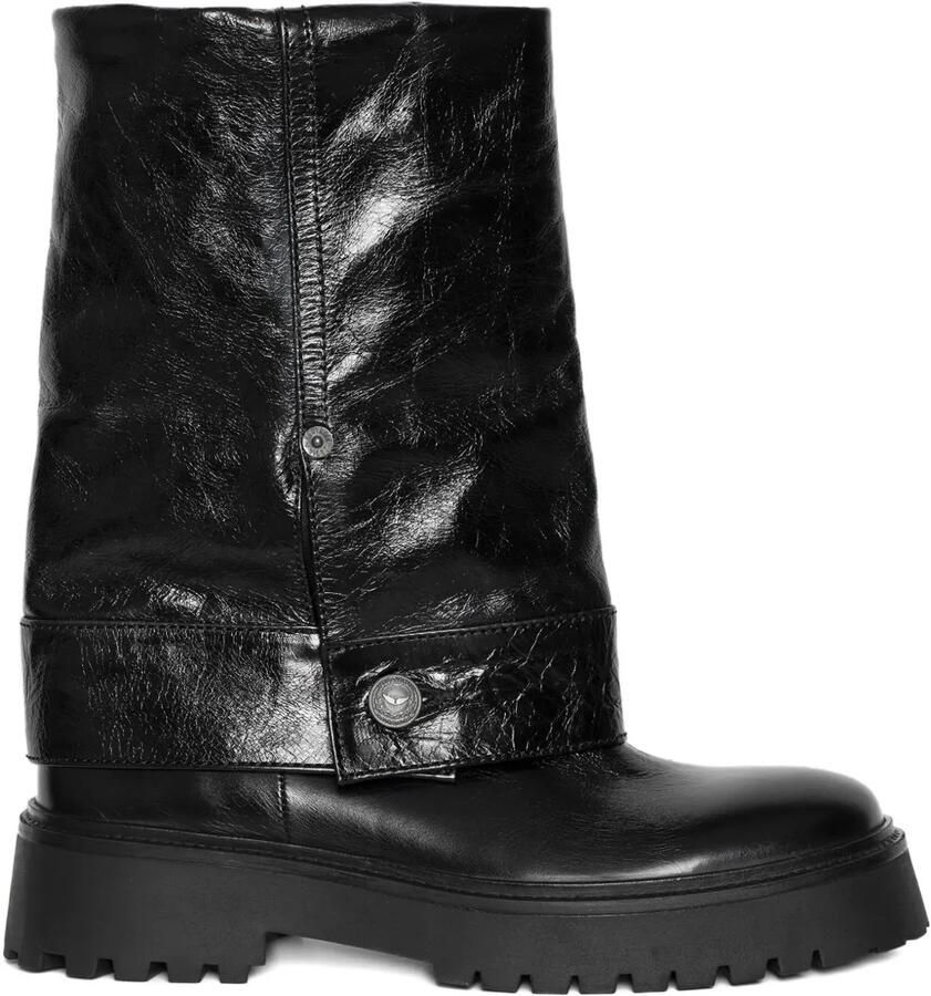 Zadig&Voltaire Angie leren laarzen Zwart