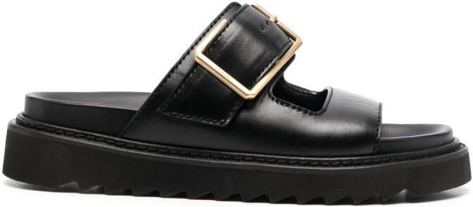 Zadig&Voltaire Cecilia Alpha leren sandalen Zwart