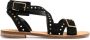 Zadig & Voltaire Zwarte Sandalen met Studs en Kruisbandjes Black Dames - Thumbnail 1