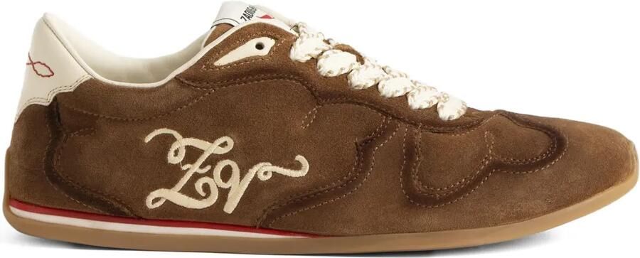 Zadig&Voltaire Dance sneakers met borduurwerk Bruin