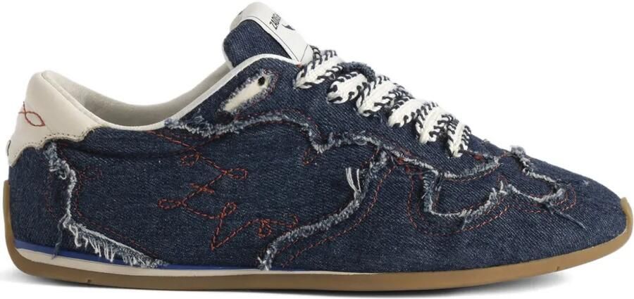 Zadig&Voltaire Dance sneakers met franje Blauw