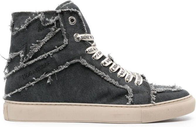 Zadig&Voltaire Flash high-top sneakers Zwart