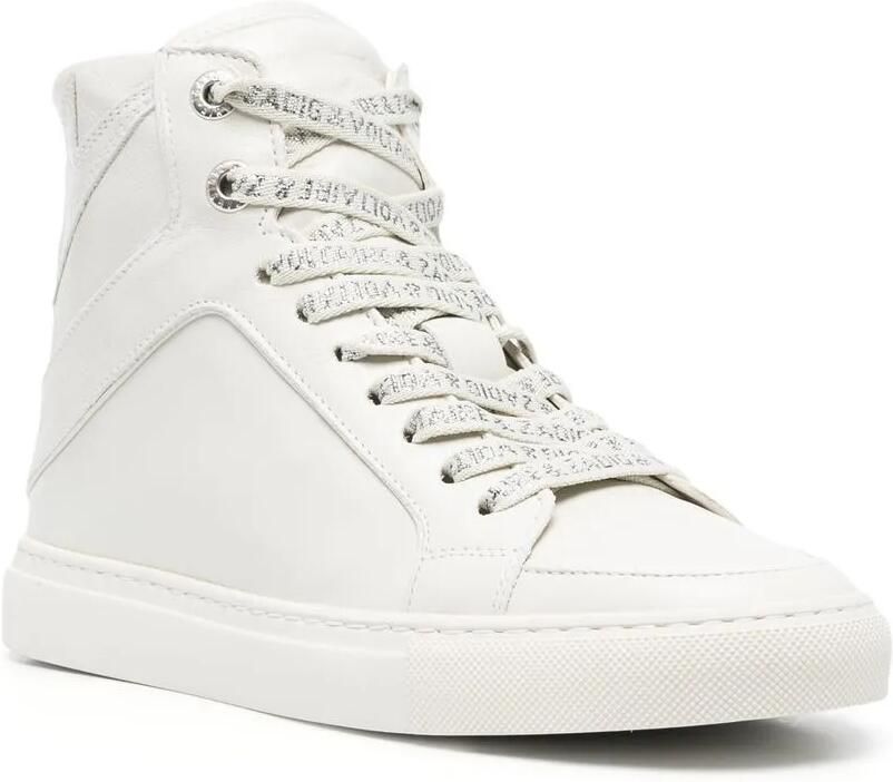 Zadig&Voltaire Flash leren sneakers Beige - Foto 2
