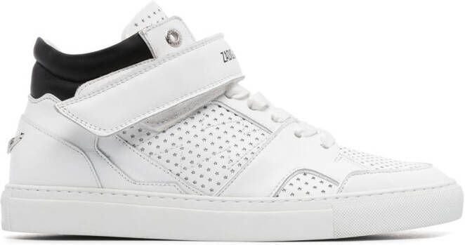 Zadig&Voltaire Flash high-top sneakers Wit