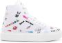 Zadig&Voltaire High Flash sneakers met plateauzool Wit - Thumbnail 1